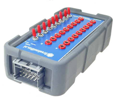 Breakoutbox 9 Channel Serial / Parallel Breakoutbox Plastic With Rubber Bumper | PRTK-BOB9-SW PRTK-BOB9-SW