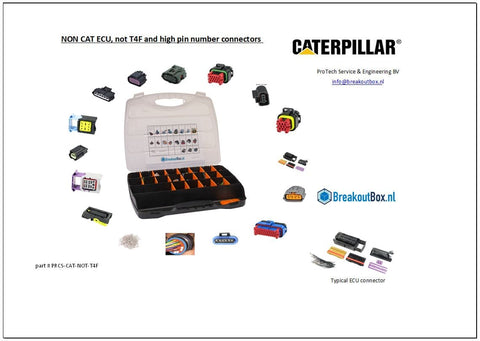 Breakoutbox Caterpillar Non-Cat ECU Not T4F and High pins Number Connectors | PRCS-CAT-NOT-T4F PRCS-CAT-NOT-T4F