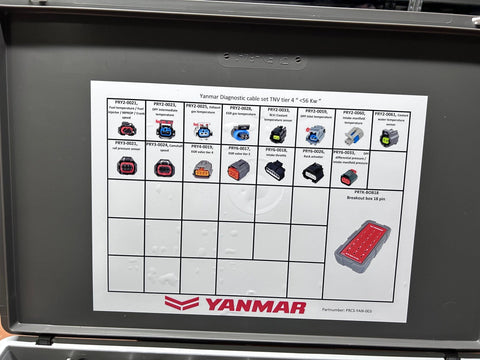 Breakoutbox YANMAR TNV TIER 4 < 56 kW Diagnostic Cable Set with Breakout Box | PRCS-YAN-003 PRCS-YAN-003 YANMAR TNV TIER 4 < 56 kW Diagnostic Cable Set with Breakout Box | PRCS-YAN-003