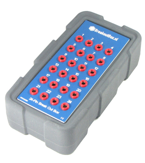 24 Pin Breakoutbox plastic with rubber bumper